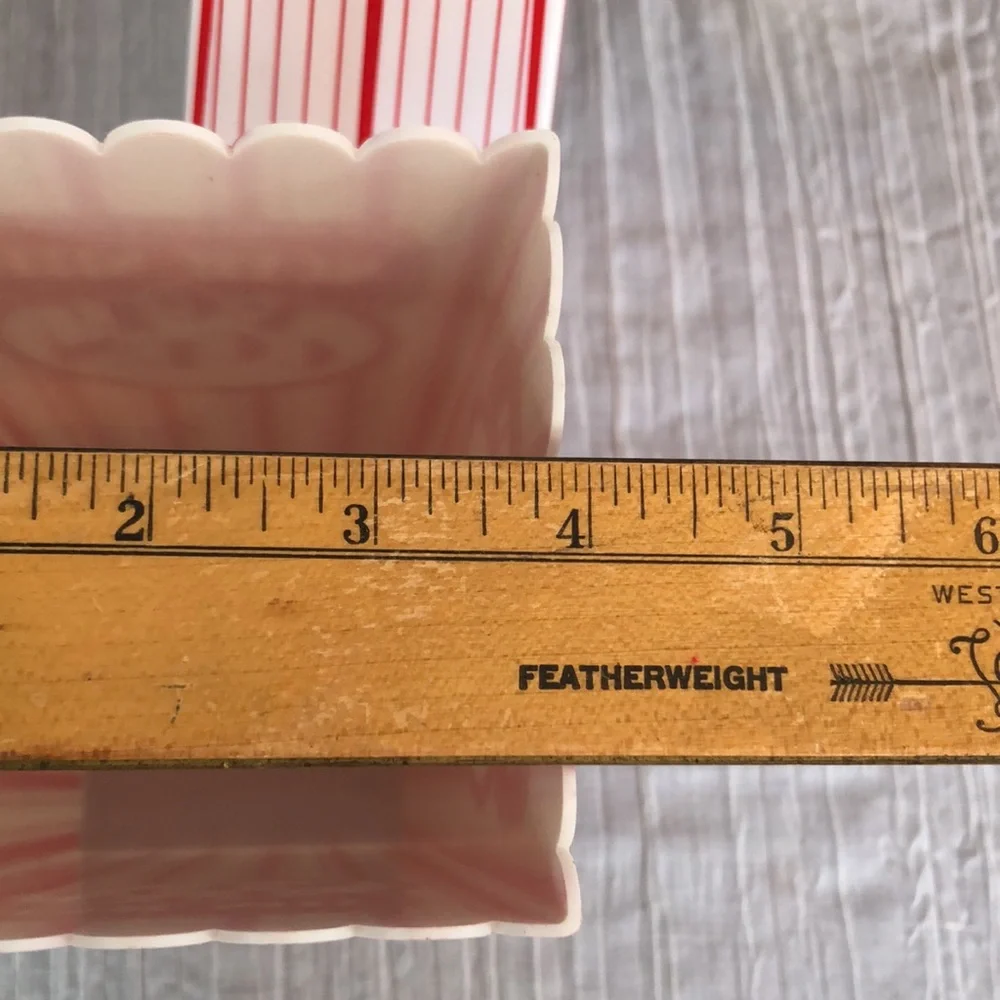 POPCORN tall containers lot of 4 plastic boxes buckets for movie night TV time